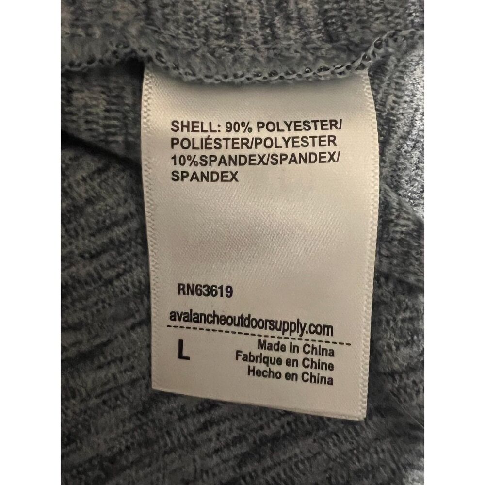 Avalanche Outdoor Supply Women’s Zip Up Hoodie Jacket Gray Size Large Pockets - Picture 5 of 5